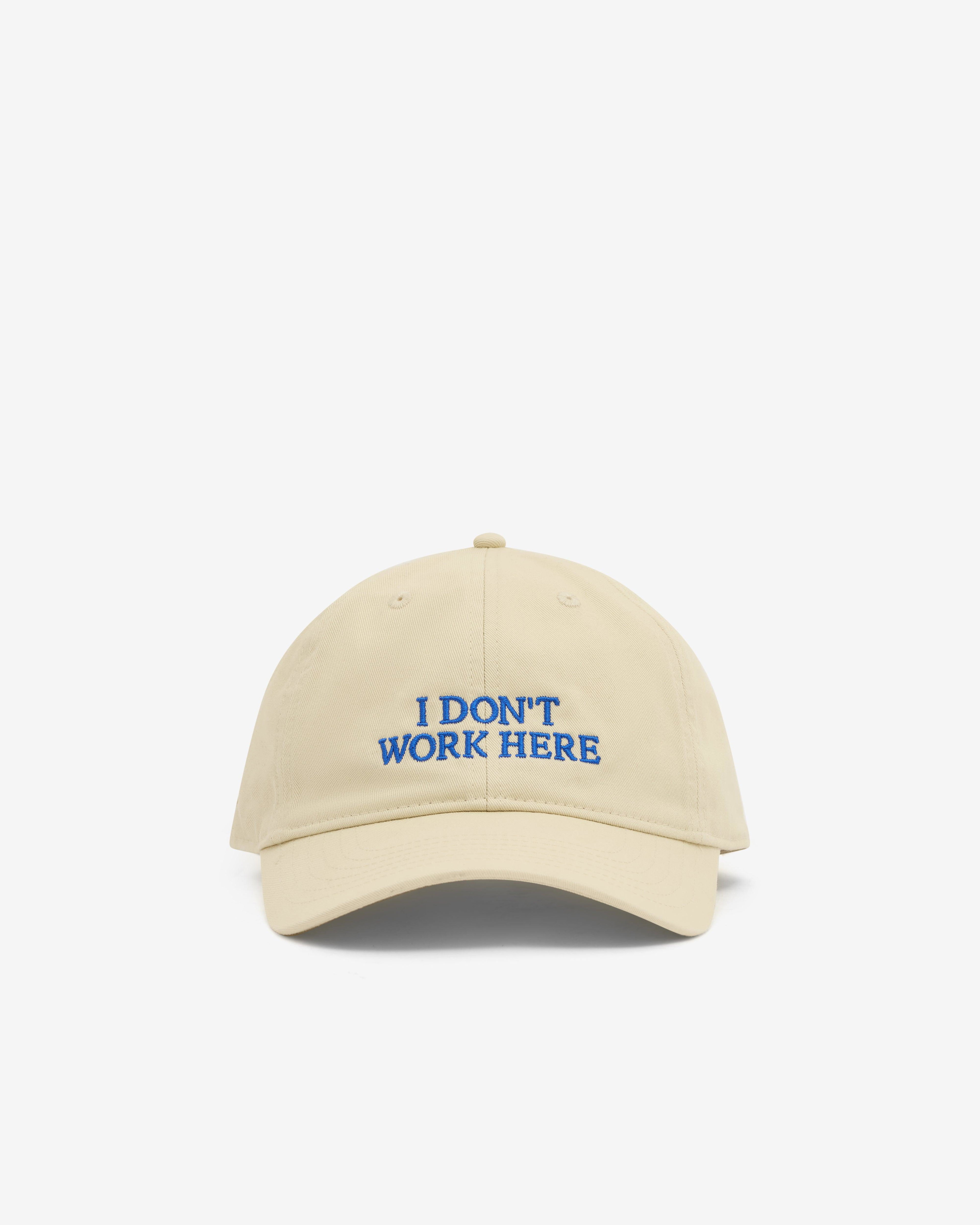 Idea Books - Sorry I Don’t Work Here Cap - (Beige) by IDEA BOOKS