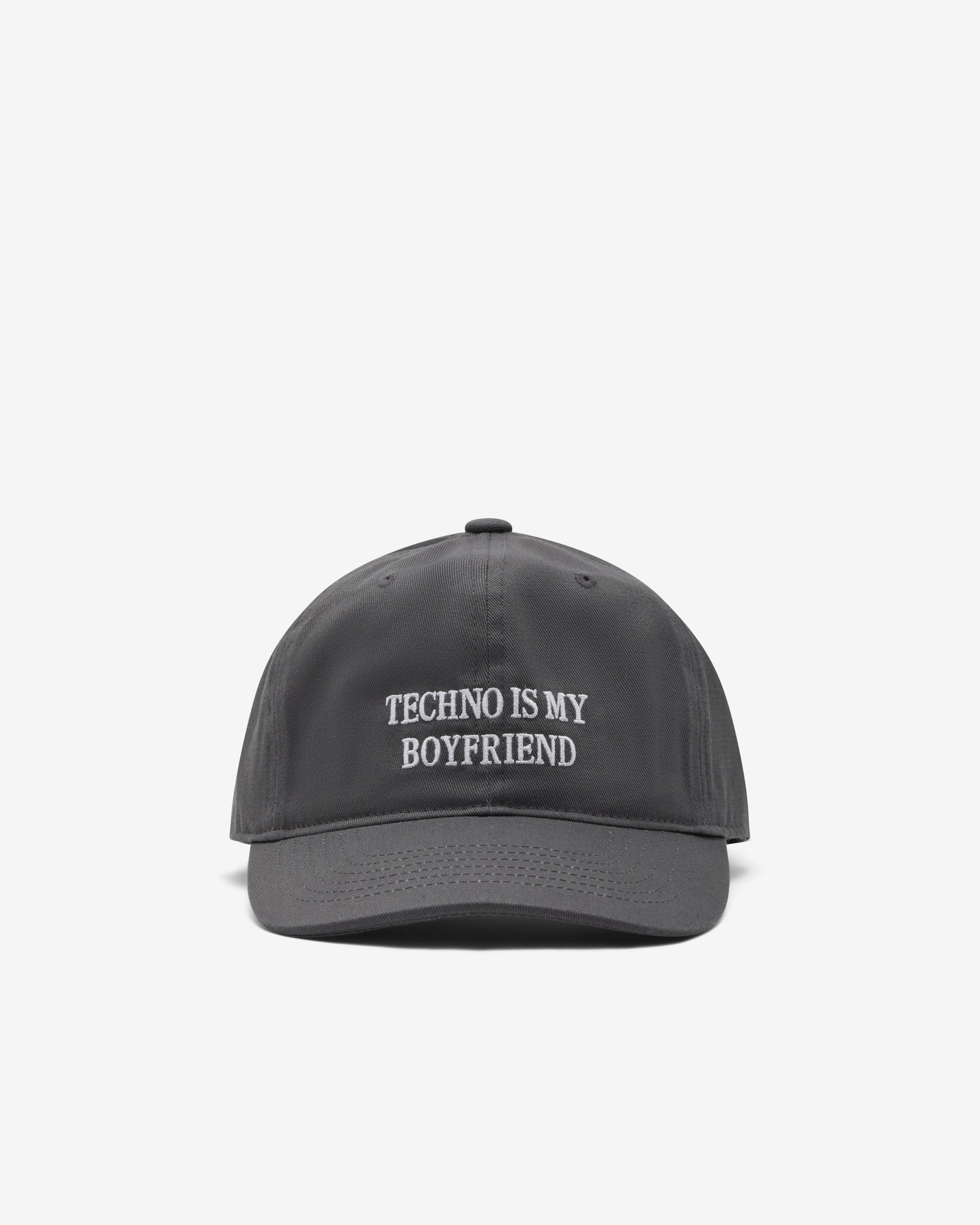 Idea Books - Techno Is My Boyfriend Cap - (Charcoal) by IDEA BOOKS