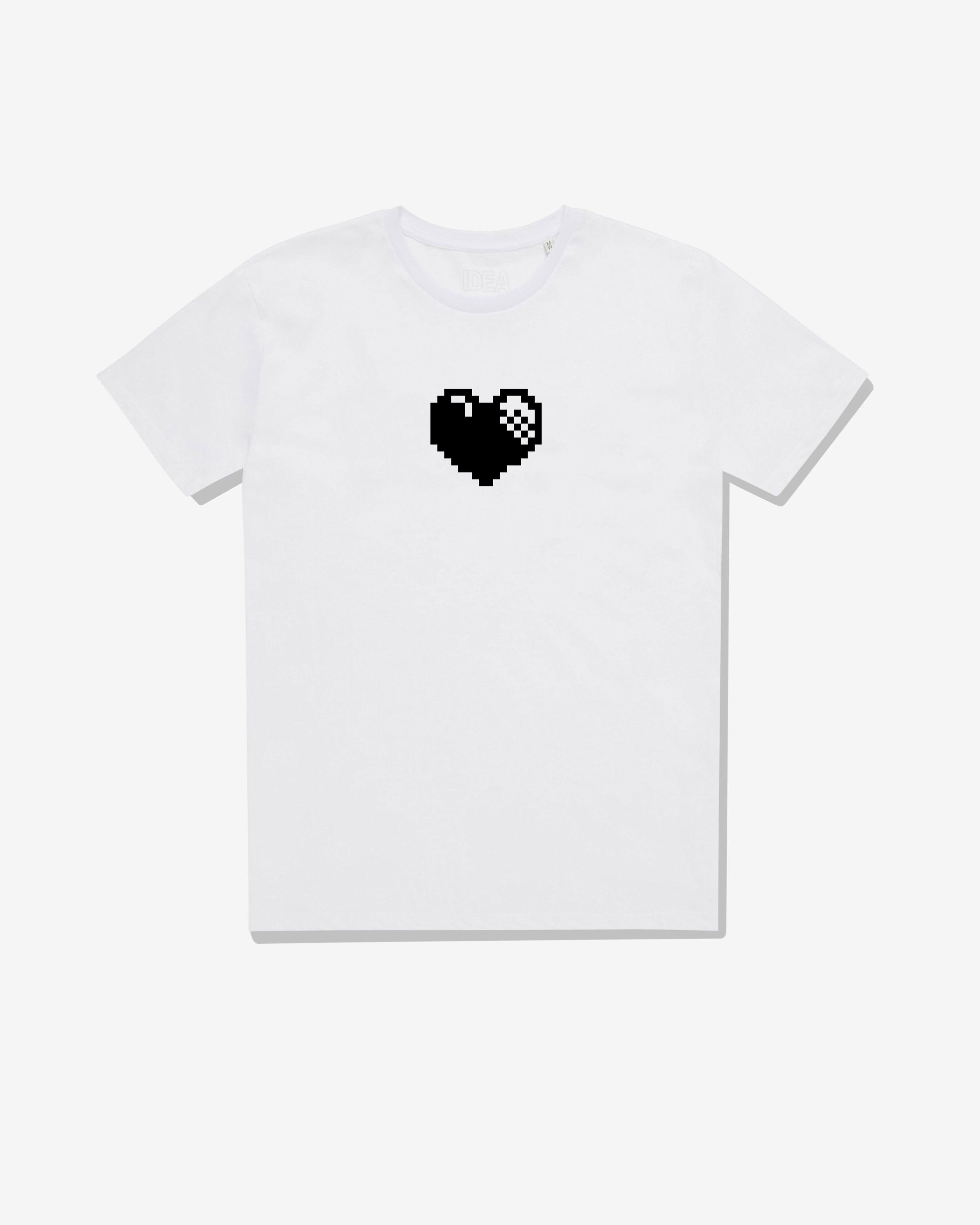 Idea - Heart T-Shirt - (White) by IDEA BOOKS