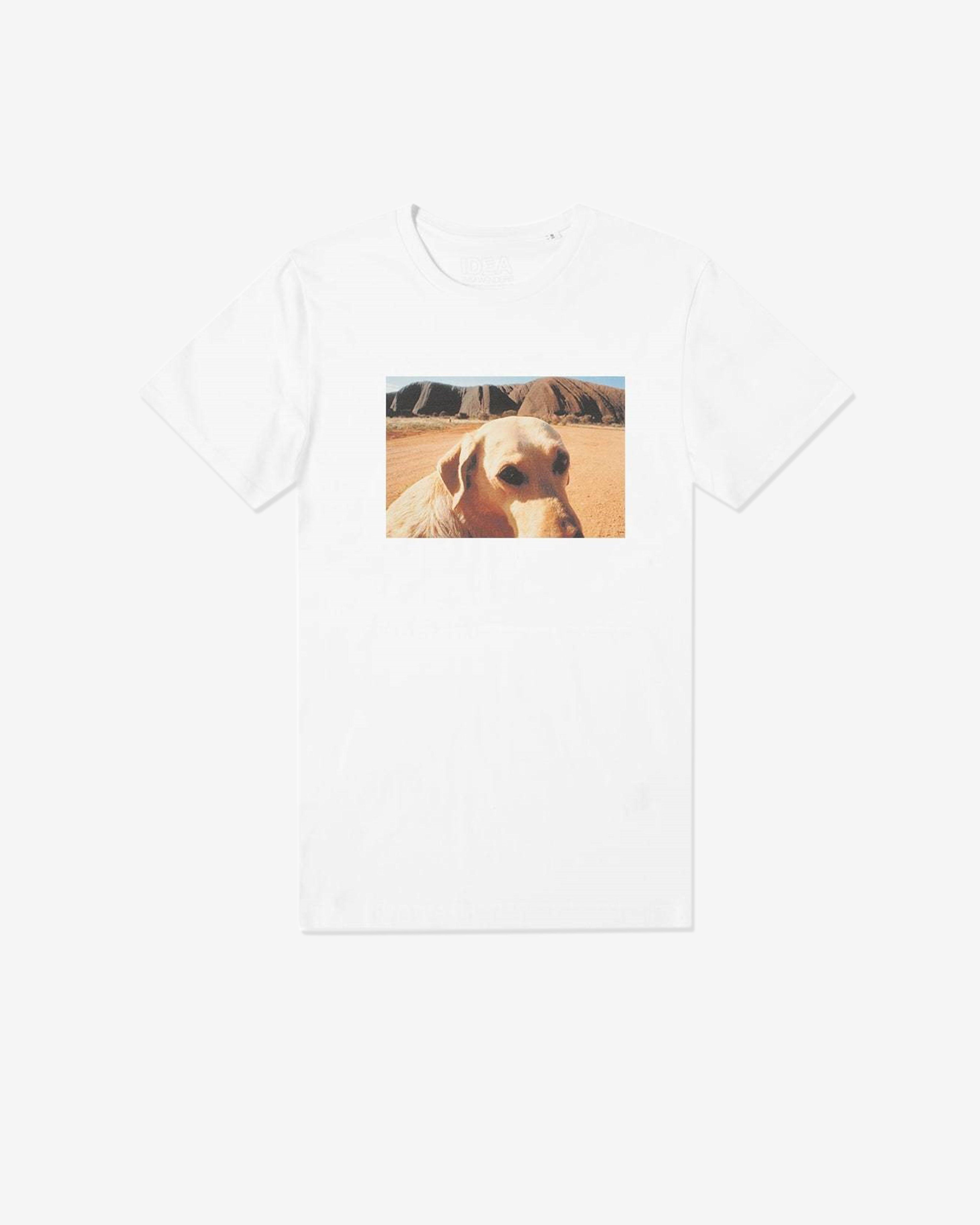 Idea - Men's WIM Wenders Dog T-Shirt - (White) by IDEA BOOKS
