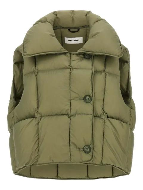 Cozy Cloud quilted pillow-collar vest by IENKI IENKI
