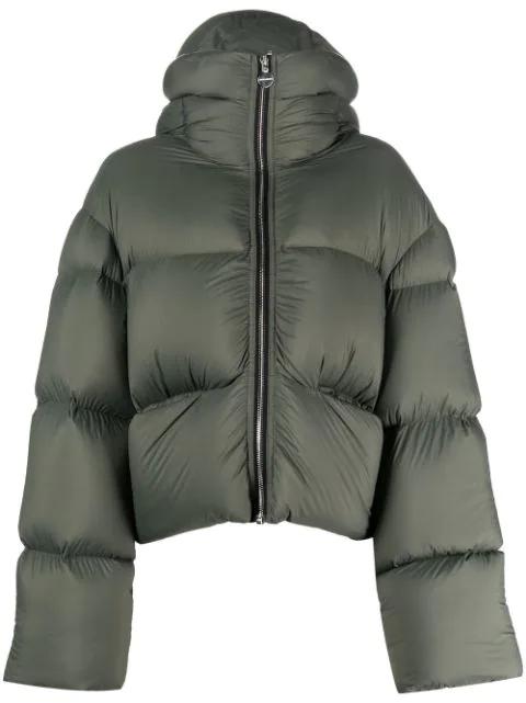 Kenny cropped padded jacket by IENKI IENKI