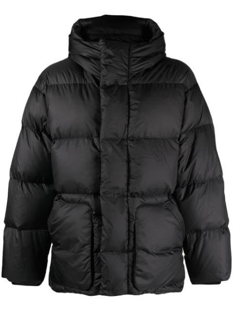 Michlin zip-up quilted hoodied jacket by IENKI IENKI