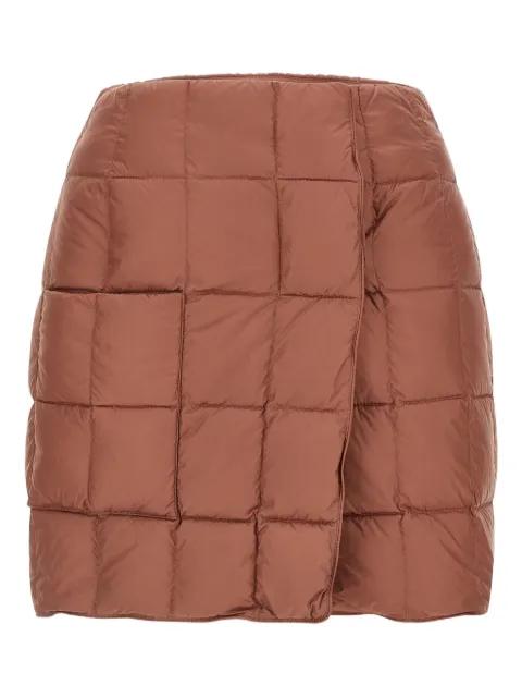 Platha quilted-padded mini skirt by IENKI IENKI