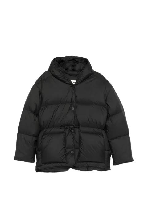 hoodied puffer jacket by IENKI IENKI