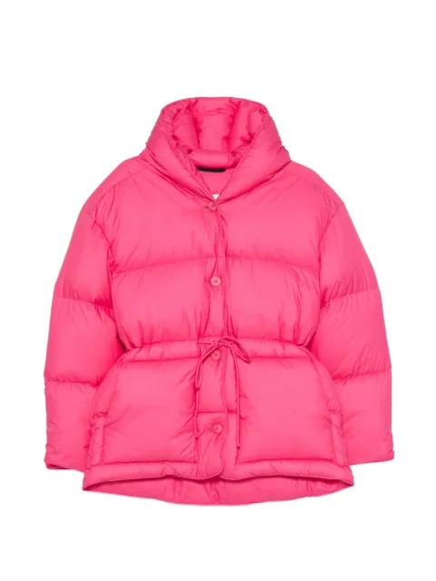 hoodied puffer jacket by IENKI IENKI