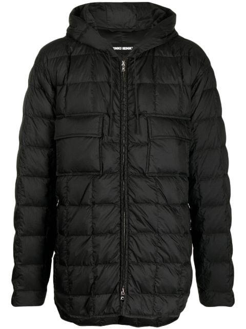 padded hoodied jacket by IENKI IENKI