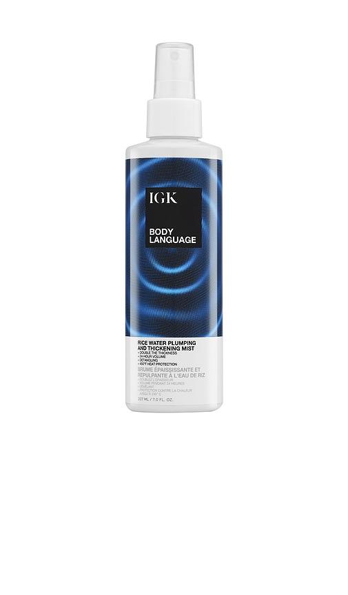 IGK Body Language Rice Water Plumpling & Thickening Mist in Beauty by IGK