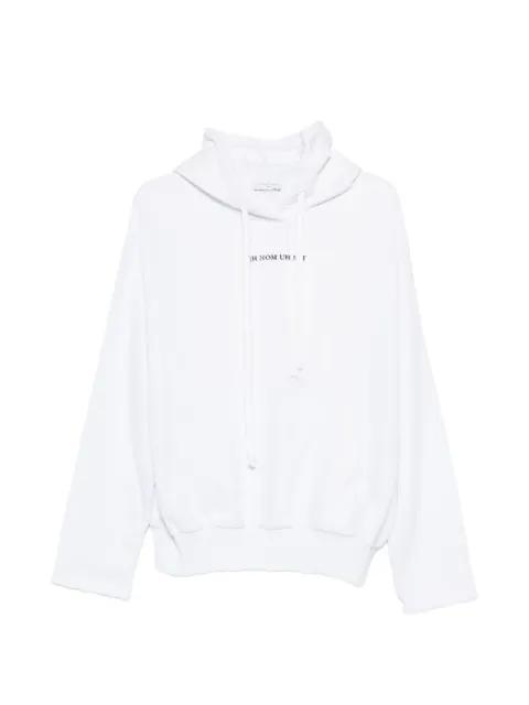 David Bowie-print hoodie by IH NOM UH NIT