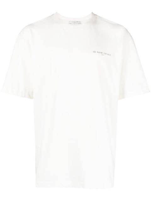 Pearl Roses logo-print T-shirt by IH NOM UH NIT