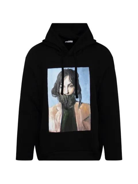 Phoebe graphic-print hoodie by IH NOM UH NIT