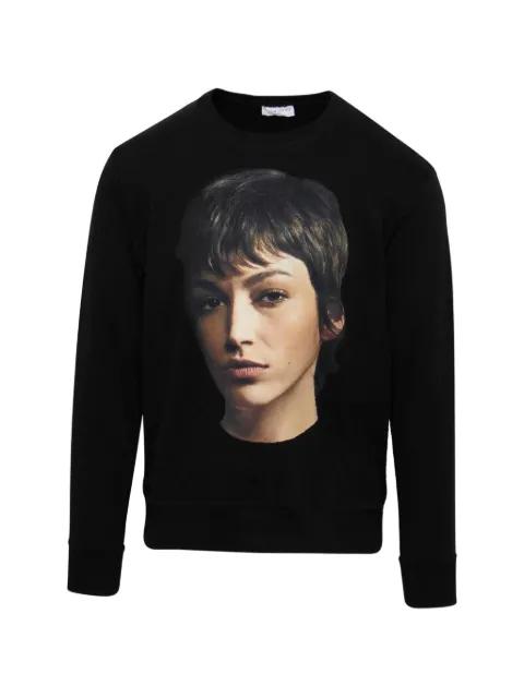 Tokyo Face graphic-print sweater by IH NOM UH NIT