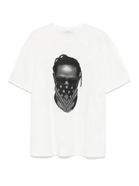 bandana-print graphic T-shirt by IH NOM UH NIT