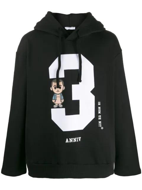 cartoon print hoodie by IH NOM UH NIT