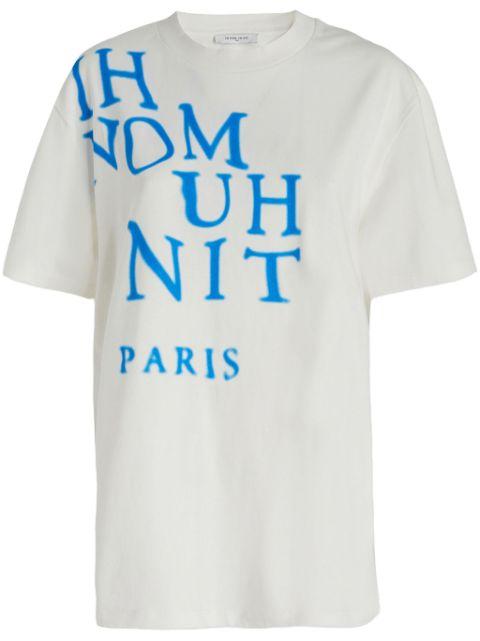 cotton T-shirt by IH NOM UH NIT