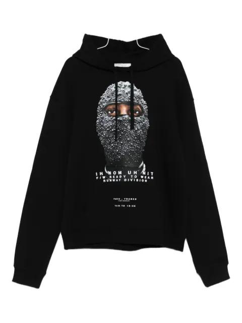 crystal-mask print hoodie by IH NOM UH NIT