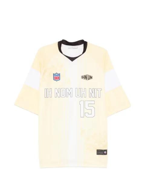 floral number T-shirt by IH NOM UH NIT