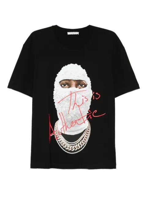 front-print cotton T-shirt by IH NOM UH NIT