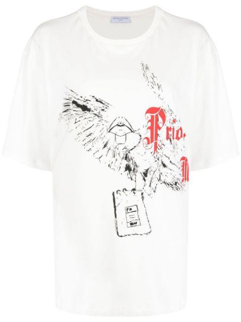 graphic-print short-sleeve T-shirt by IH NOM UH NIT