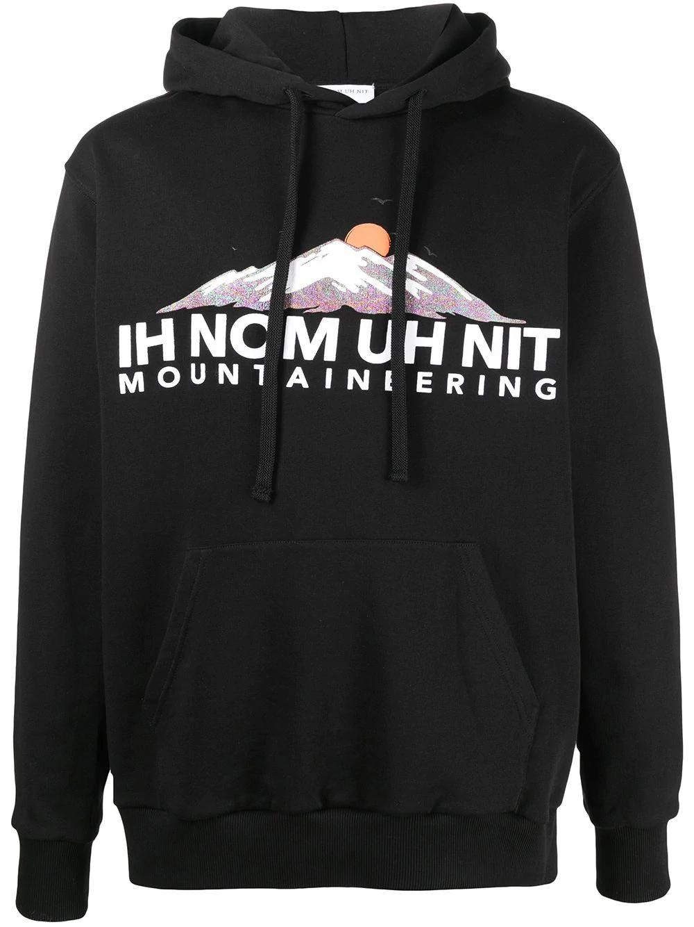 logo drawstring hoodie by IH NOM UH NIT