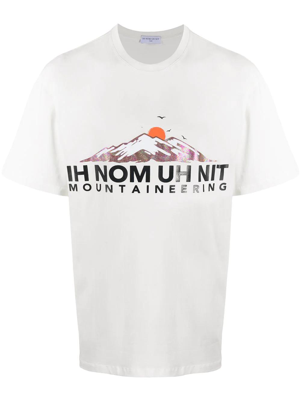 logo-print cotton T-shirt by IH NOM UH NIT
