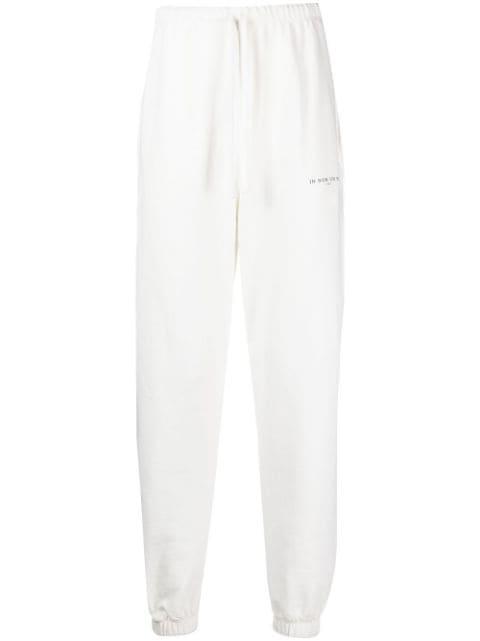 logo-print cotton track pants by IH NOM UH NIT