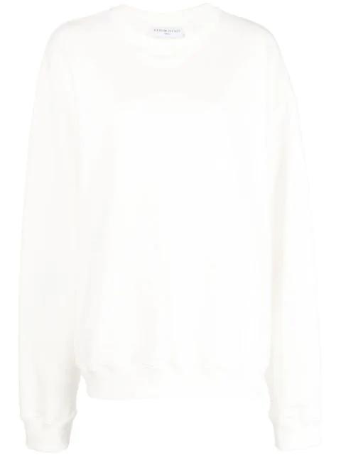 logo-print crew neck sweatshirt by IH NOM UH NIT