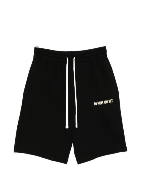 logo-print knee-length shorts by IH NOM UH NIT