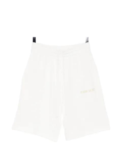 logo-print knee-length shorts by IH NOM UH NIT