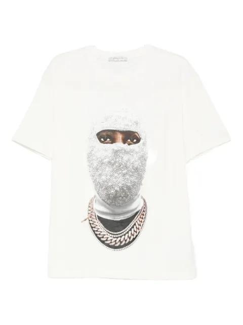 mask-print T-shirt by IH NOM UH NIT