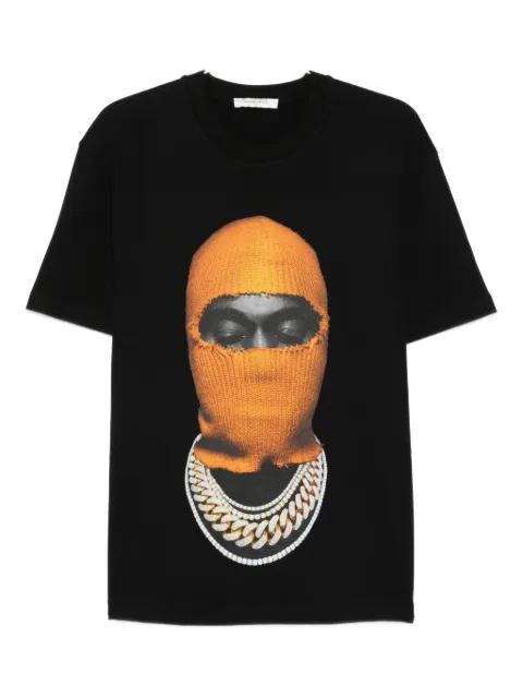 mask-print T-shirt by IH NOM UH NIT
