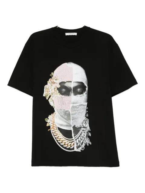 mask-print T-shirt by IH NOM UH NIT