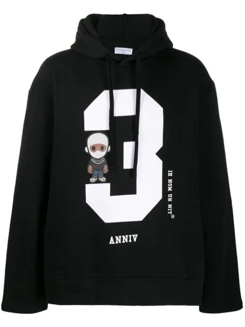 number 3 print hoodie by IH NOM UH NIT