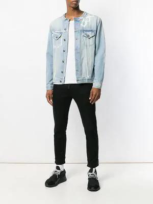 printed denim jacket by IH NOM UH NIT