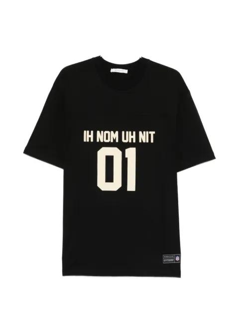 short-sleeve crew-neck T-shirt by IH NOM UH NIT
