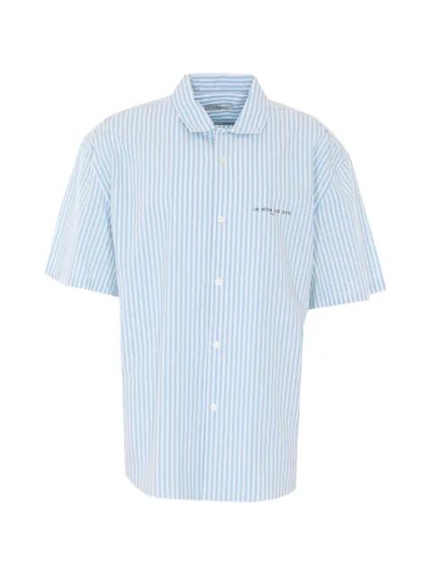striped logo chest shirt by IH NOM UH NIT