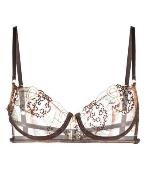 Divine Feminine balconette bra by IHUOMA