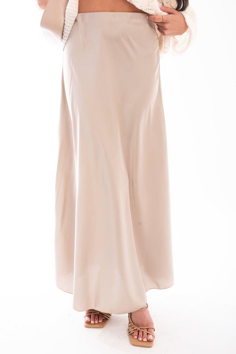 Estella Lightweight High Waisted Maxi Skirt by IKRUSH Estella Lightweight High Waisted Maxi Skirt by IKRUSH