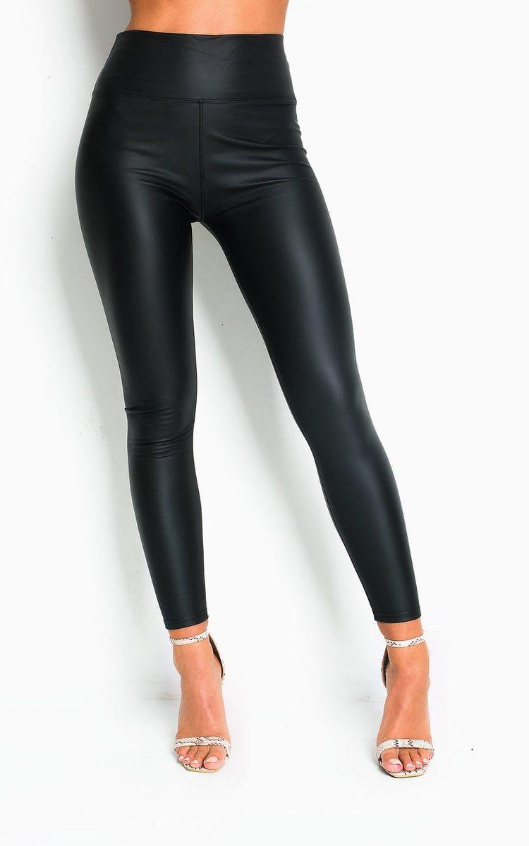Eunice Faux Leather Leggings by IKRUSH