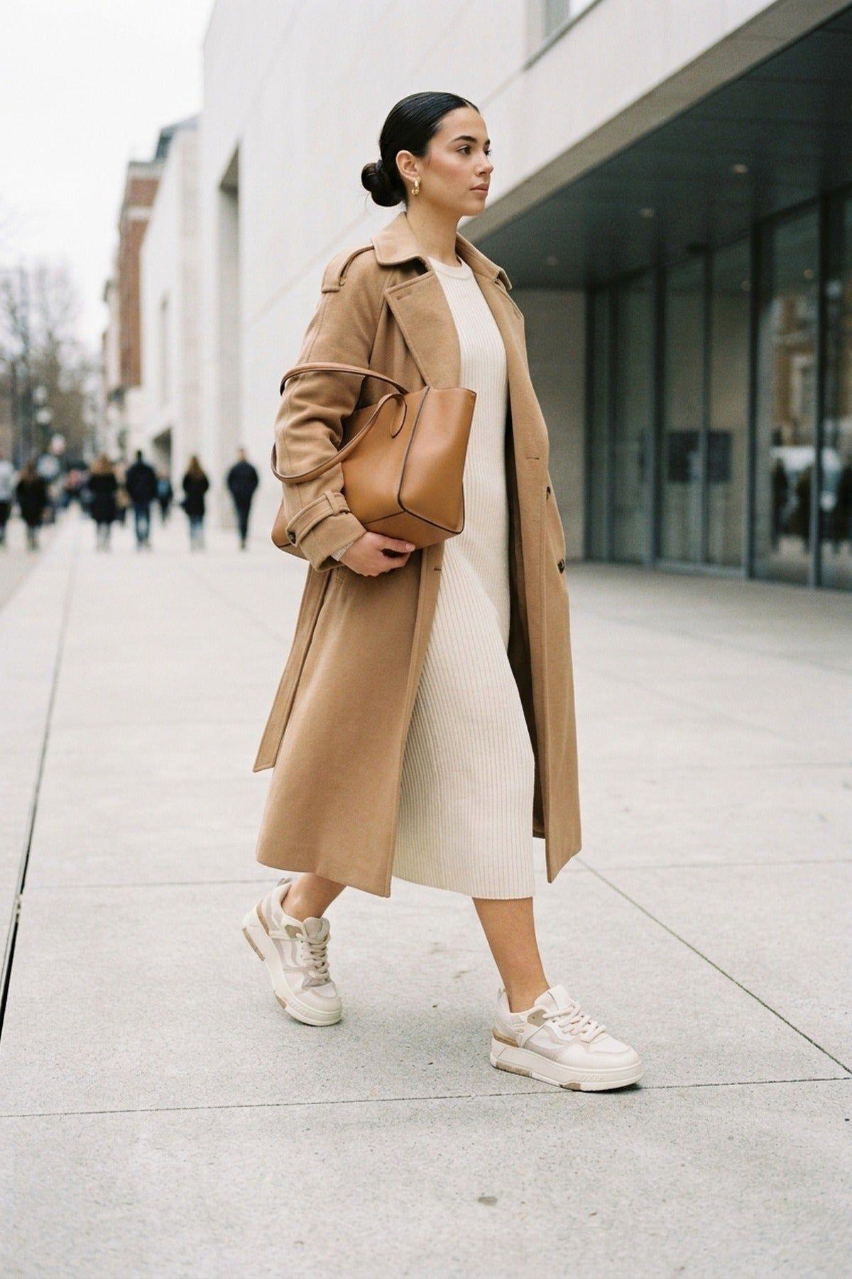 Genevieve Monochrome Chunky Sole Trainers by IKRUSH