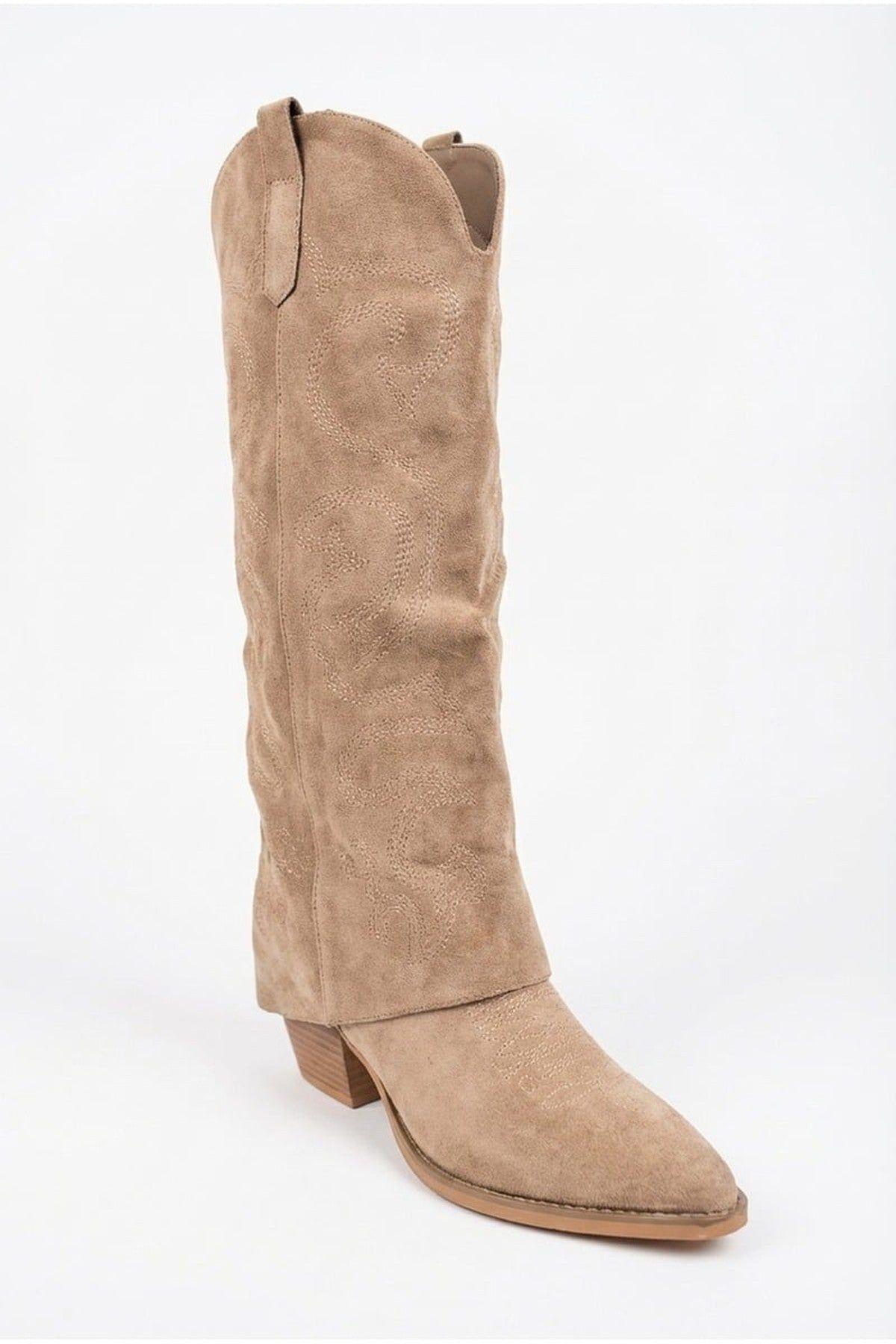 Ivy Womens Embroidered Western Cowboy Boots by IKRUSH