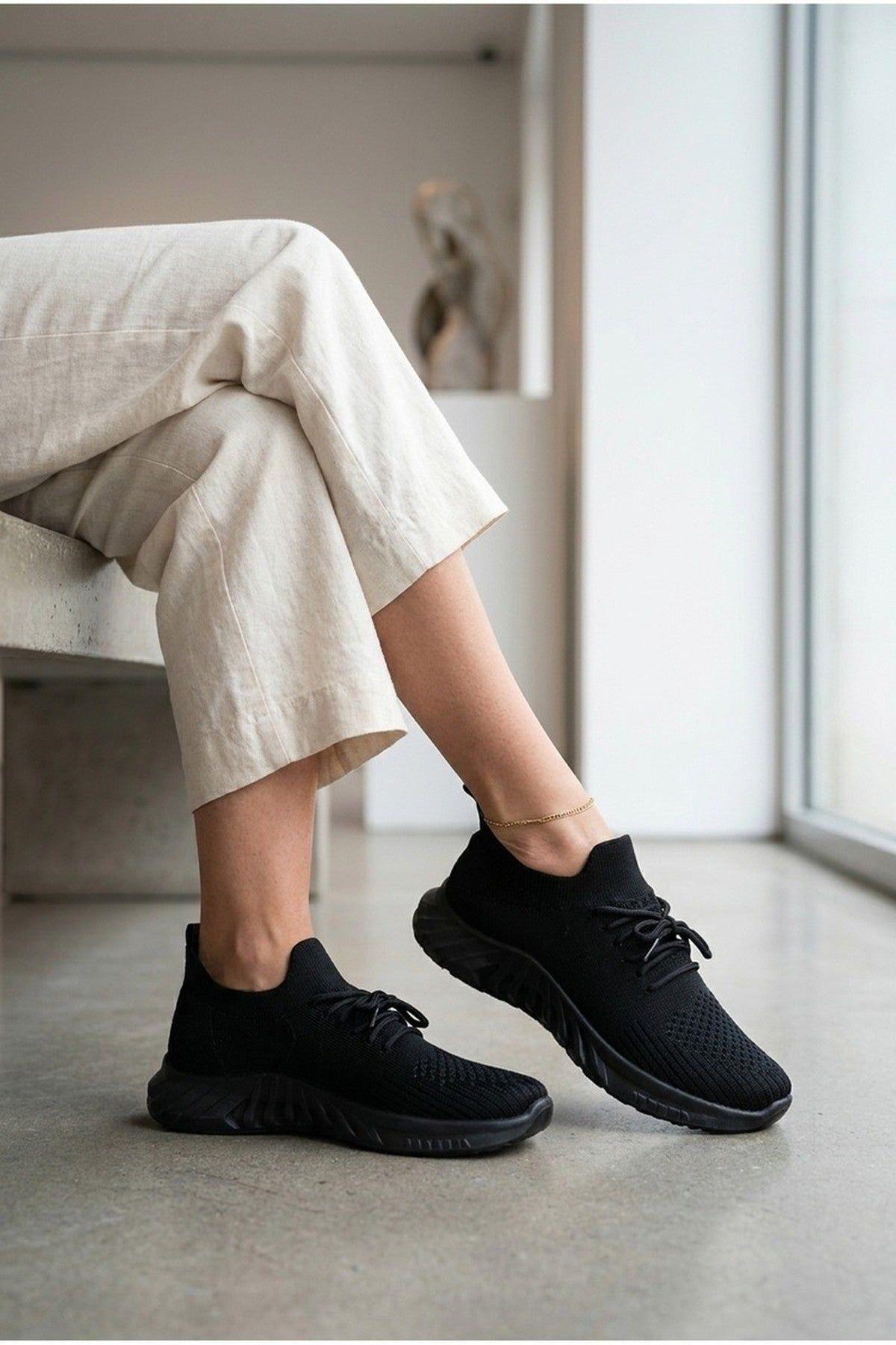 Jade Womens Knit Sock Trainers by IKRUSH