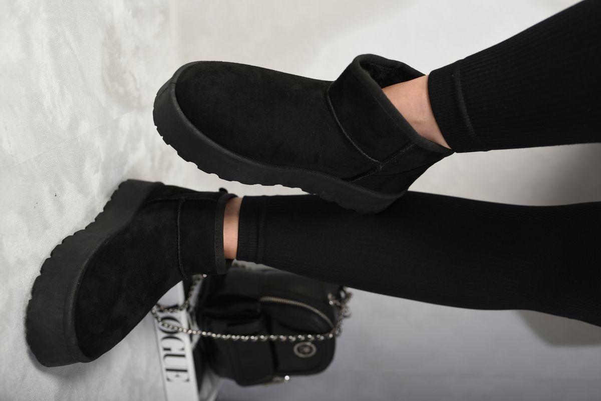 Jazlyn Faux Fur Lined Ankle Platform Mini Boots by IKRUSH