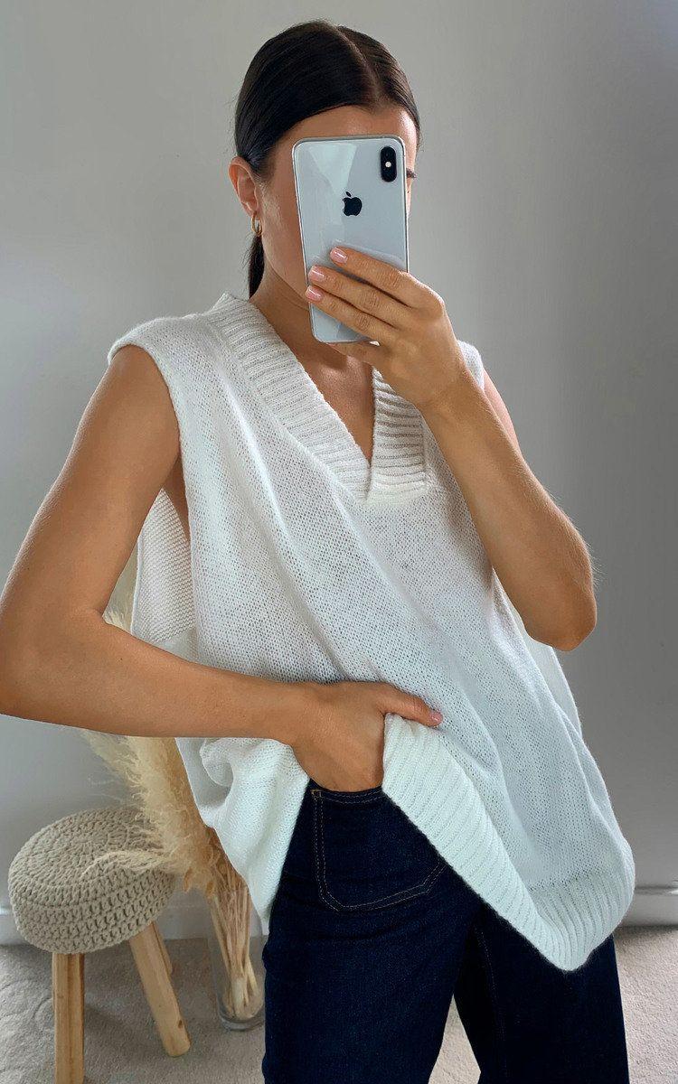 Lois Sleeveless Knitted Vest by IKRUSH