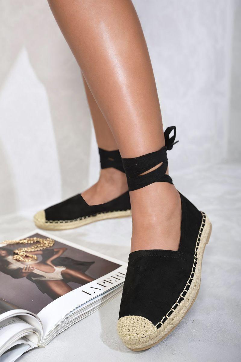 Zoey Tie Leg Espadrille Sandals by IKRUSH
