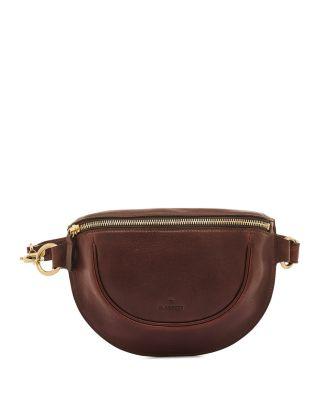 Oliveta Leather Belt Bag by IL BISONTE
