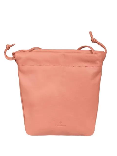 drawstring leather bucket bag by IL BISONTE