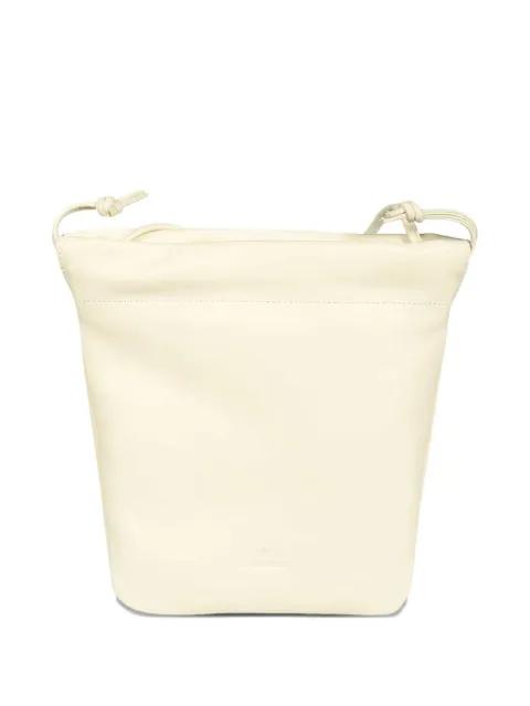 drawstring leather bucket bag by IL BISONTE