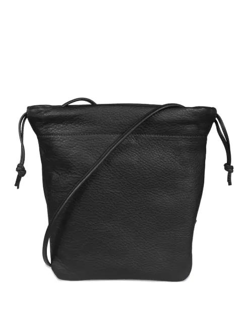 drawstring leather cross body bag by IL BISONTE
