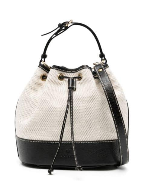 small canvas bucket bag by IL BISONTE